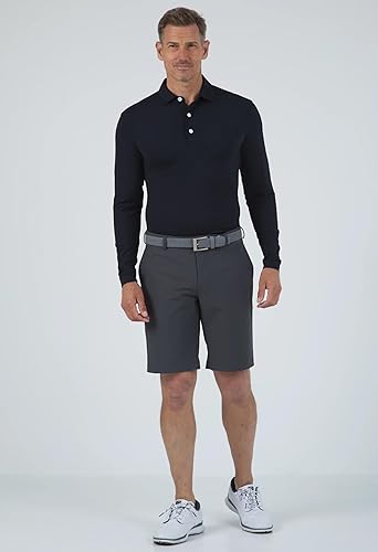 Miniatura 9 de IBKUL Athleisure Wear - Polo de manga larga con protección solar UPF 50+ Icefil Cooling Tech 95199 para hombre