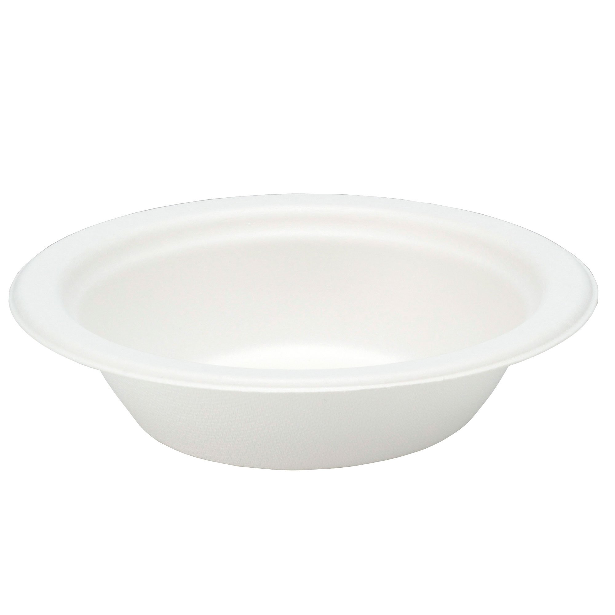 Dispo Bagasse Round Bowls 12oz - Set of 1000 - Deep Sugarcane Compostable Bowls