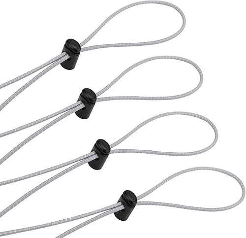 Miniatura 11 de Kit de Correa Bungee para Gafas de Natación Oumers, Correas para Gafas de Natación con Extremo Cónico Negro