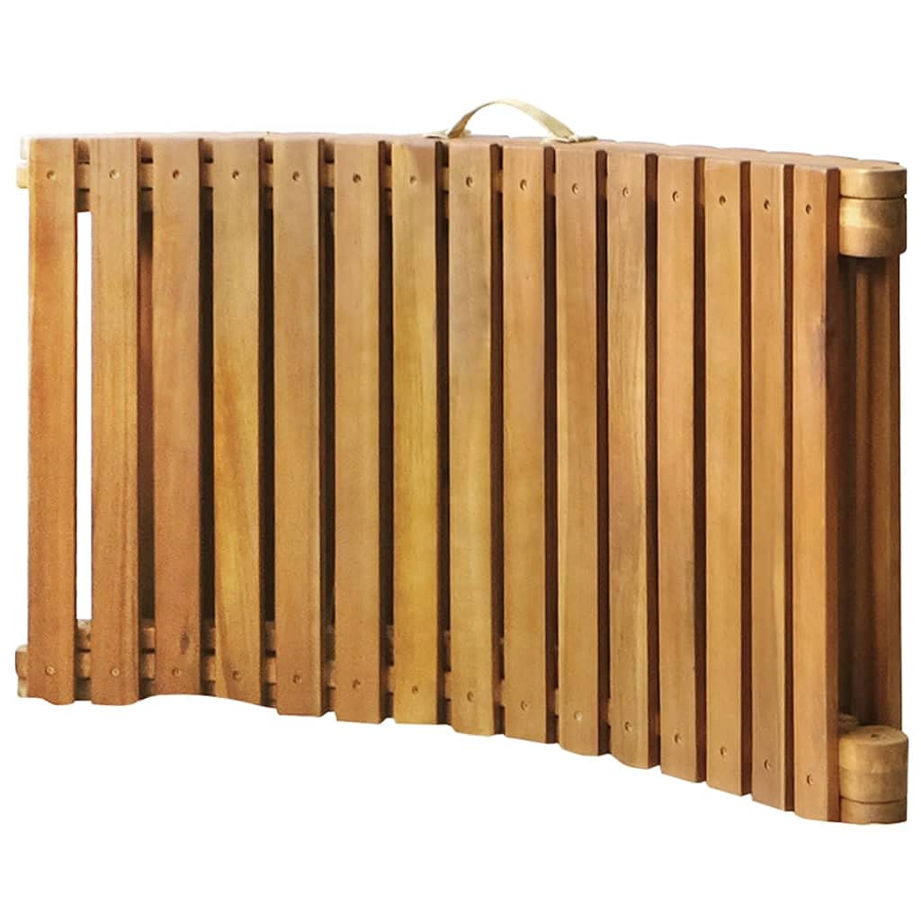 Esterilla Playa Plegable,Silla de Playa Plegable Ligera,Tumbona de jardín con cojín Madera Maciza de acaciaAdecuado para Balcones, Jardines, Patios