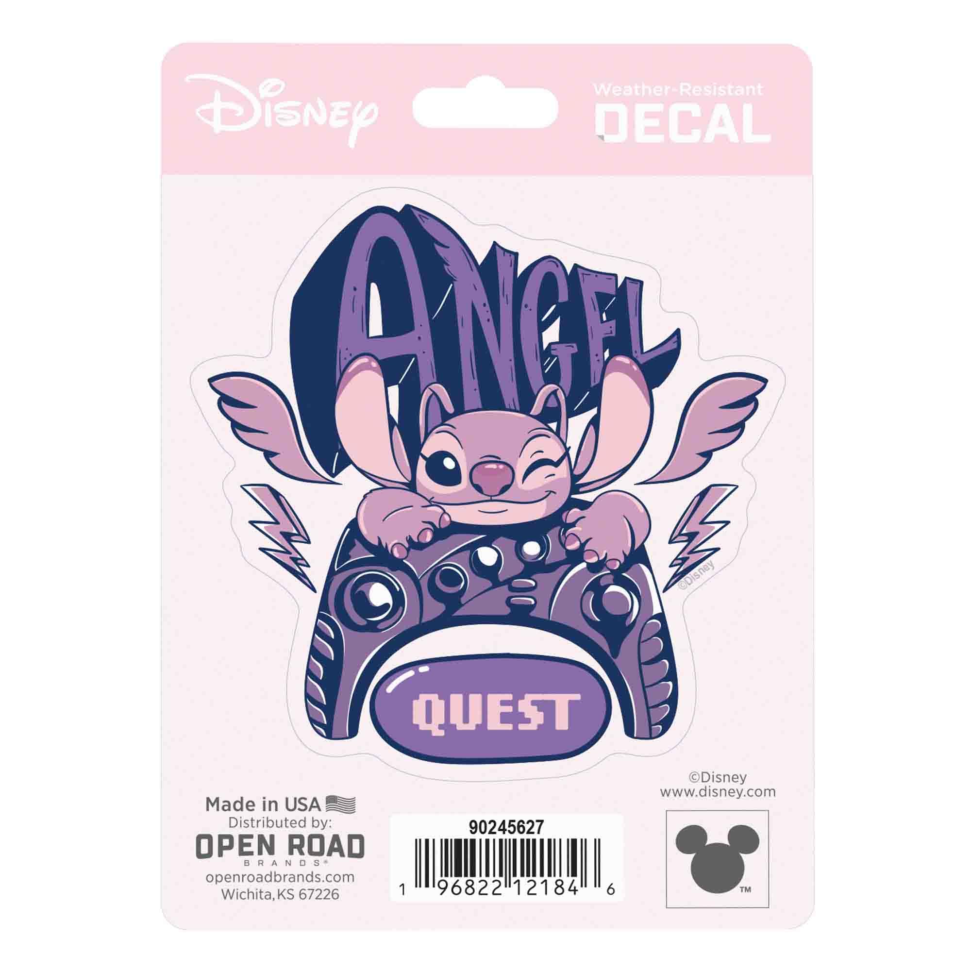 Disney Lilo and Stitch Angel Quest Adhesive Vinyl Decal