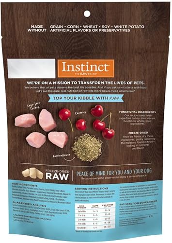 Vista 47 de Instinct Raw Boost Mixers Skin & Coat Health - Alimento para perros liofilizado, bolsa de 12.5 onzas