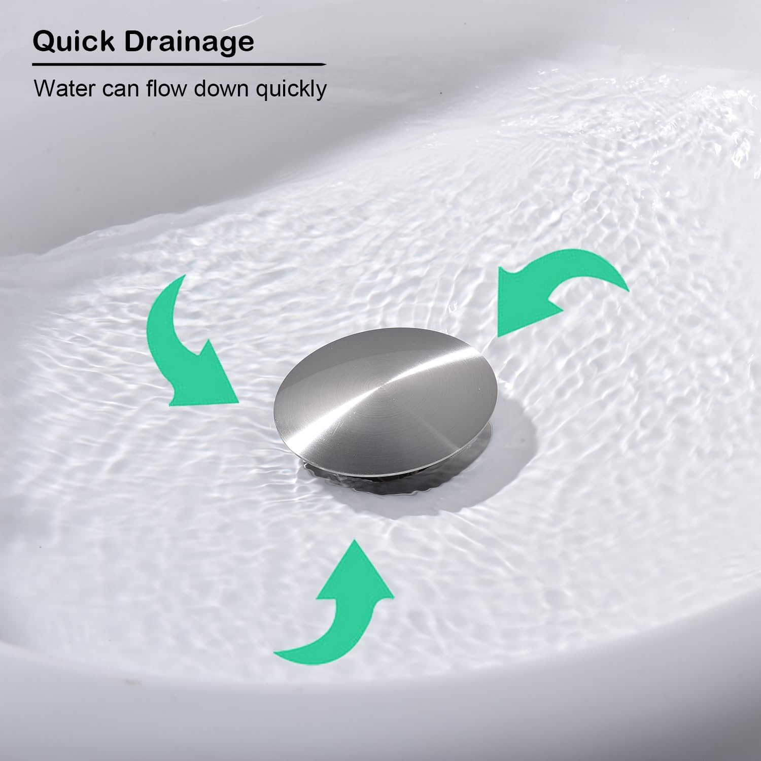 LED Bathroom Sink Faucet, Tall Vessel Sink Faucet Waterfall Single Handle 1 Hole Bathroom Sink Drain Without Overflow