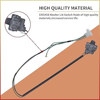 ひさっち New Washer Lid Switch Assembly 285671 3355808 3352629 FOR
