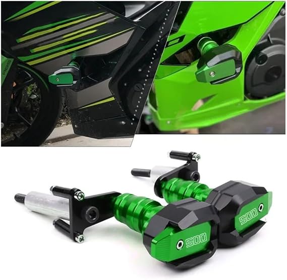 Anti Crash Falling Protector Motorcycle Falling Protection Frame Slider Fairing Guard Crash Pad Protector For Ka&wasa&ki NINJA500 Z500 2024 2025