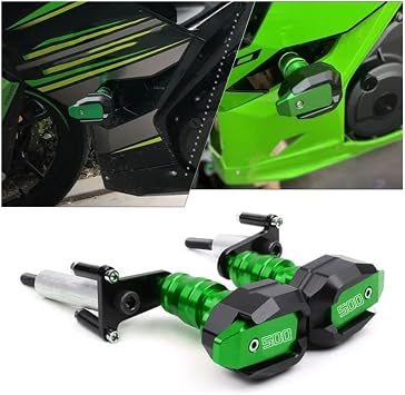 Anti Crash Falling Protector Motorcycle Falling Protection Frame Slider Fairing Guard Crash Pad Protector For Ka&wasa&ki NINJA500 Z500 2024 2025