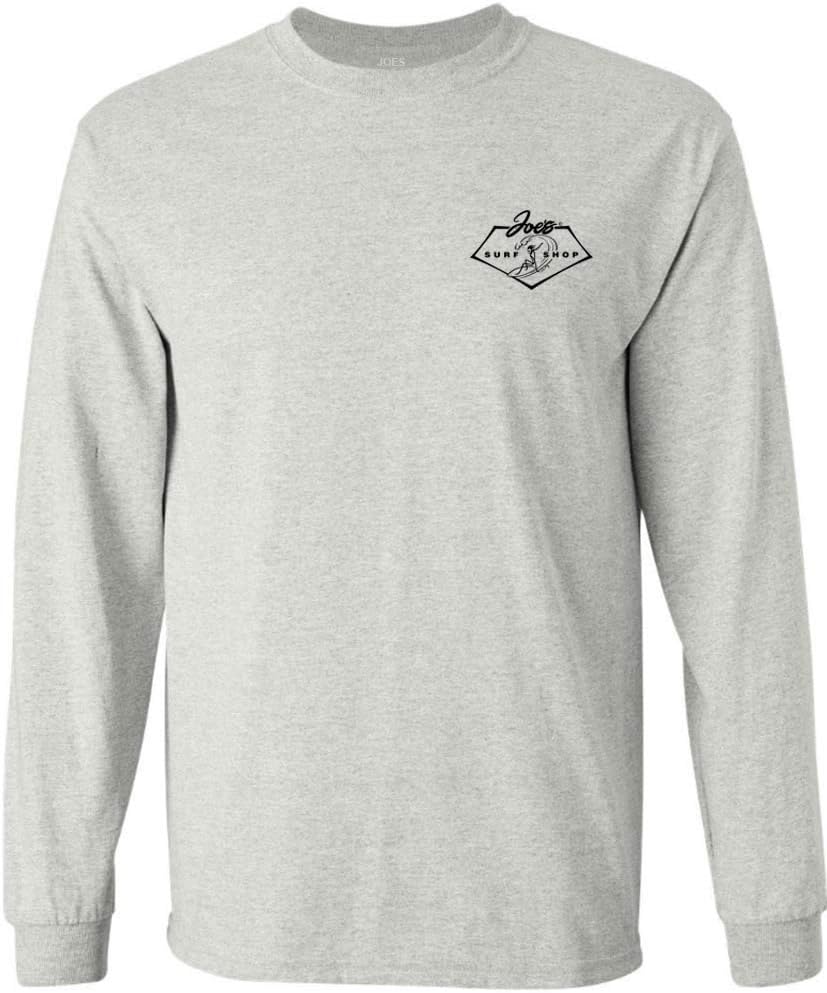 Joe's Surf Shop Mens Surfing 101 Logo Heavyweight Long Sleeve Tees Sizes S-4XL