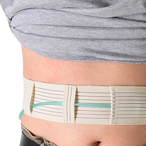 Miniatura 7 de EXCEART Gastrostomía Tubos de ocultamiento Gastrostomía Tubos Cinturón Abdominal Alimentación Tubos Diálisis Catéter Cinturón Tamaño L