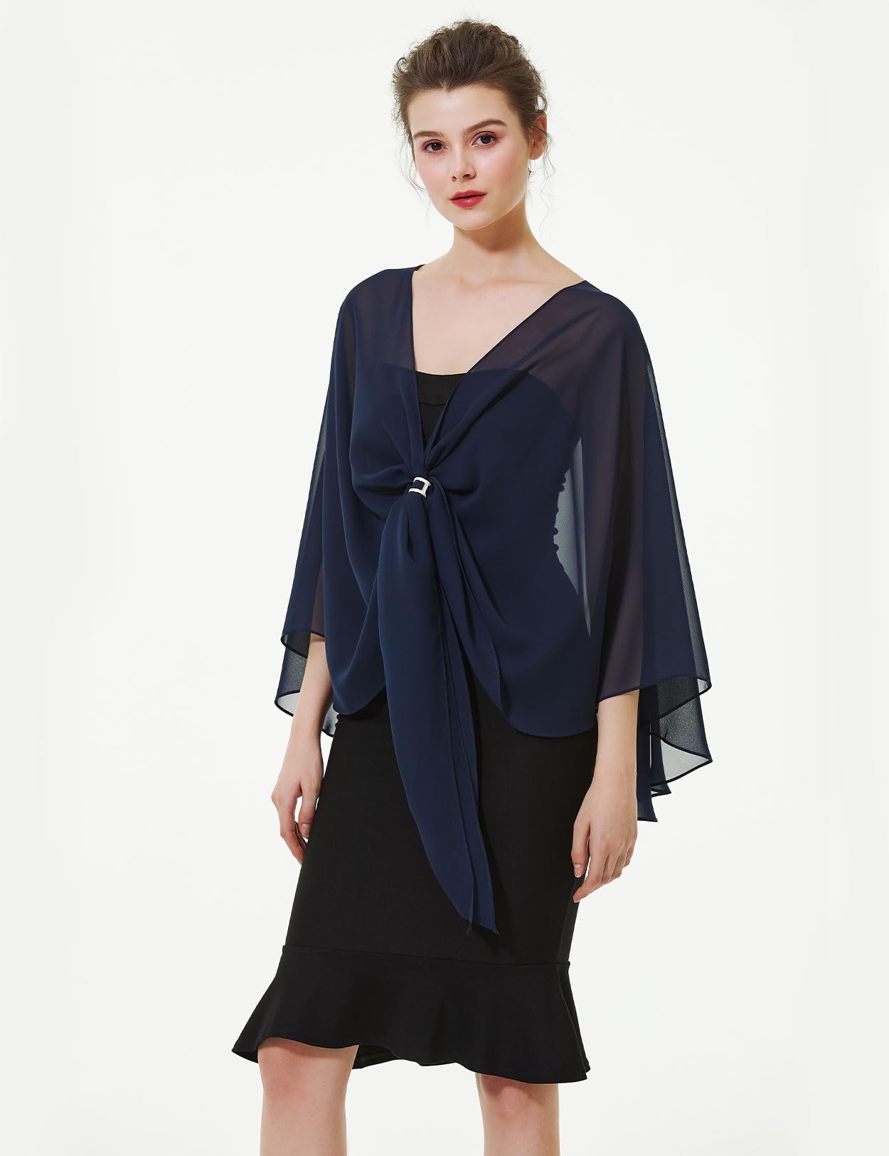 BEAUTELICATE Chal mujer Fiesta para Bodas Vestido Noche Gasa Bufanda Primavera y Verano Elegante Ligero