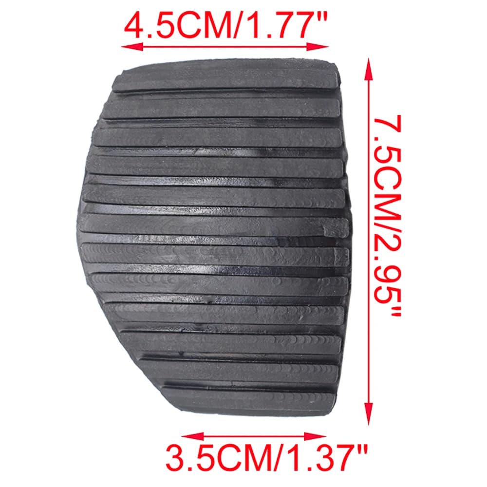 Broco Lot De 2 Cache-Pédales Caoutchouc Embrayage & Frein – Compatible Peugeot & Citroën 1007 207 208 C3 C4 C5