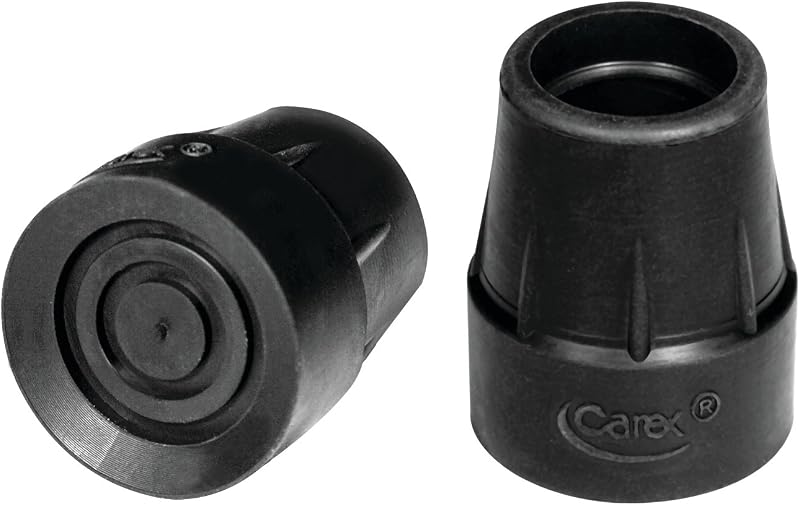 Carex Cane Tip 7/8 Inch, Black