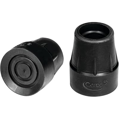 Carex Cane Tip 7/8 Inch, Black