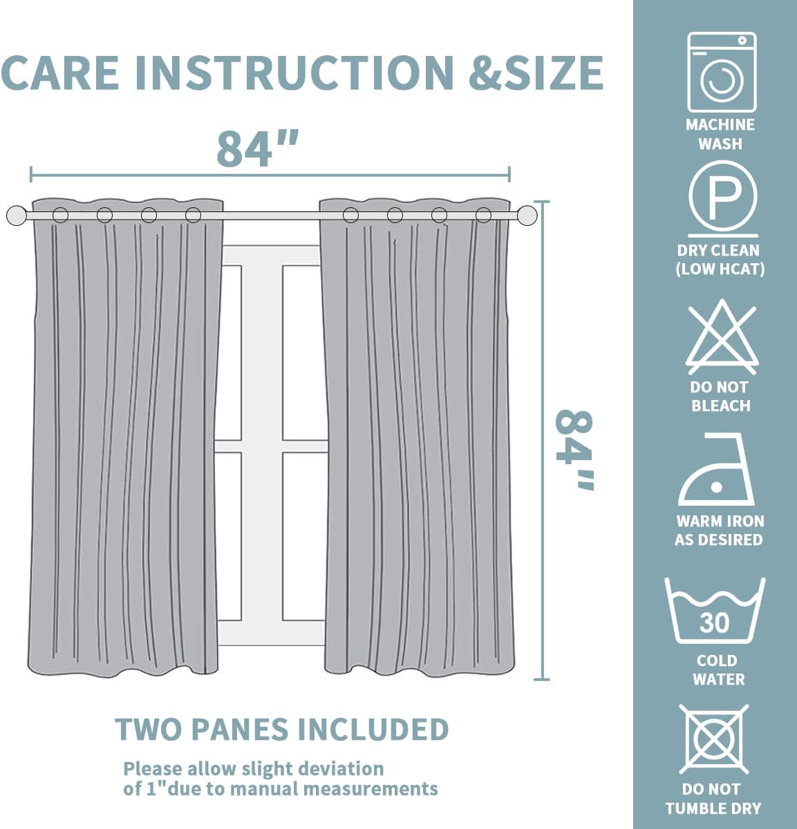 Bear Blackout Curtains for Girls Boy Home Decor, Wild Animals Rustic Cabin Forest Wooden Board Grommet Thermal Insulated Drapes Darkening Window Curtain for Bedroom Living Room, 84 x 84 Inch