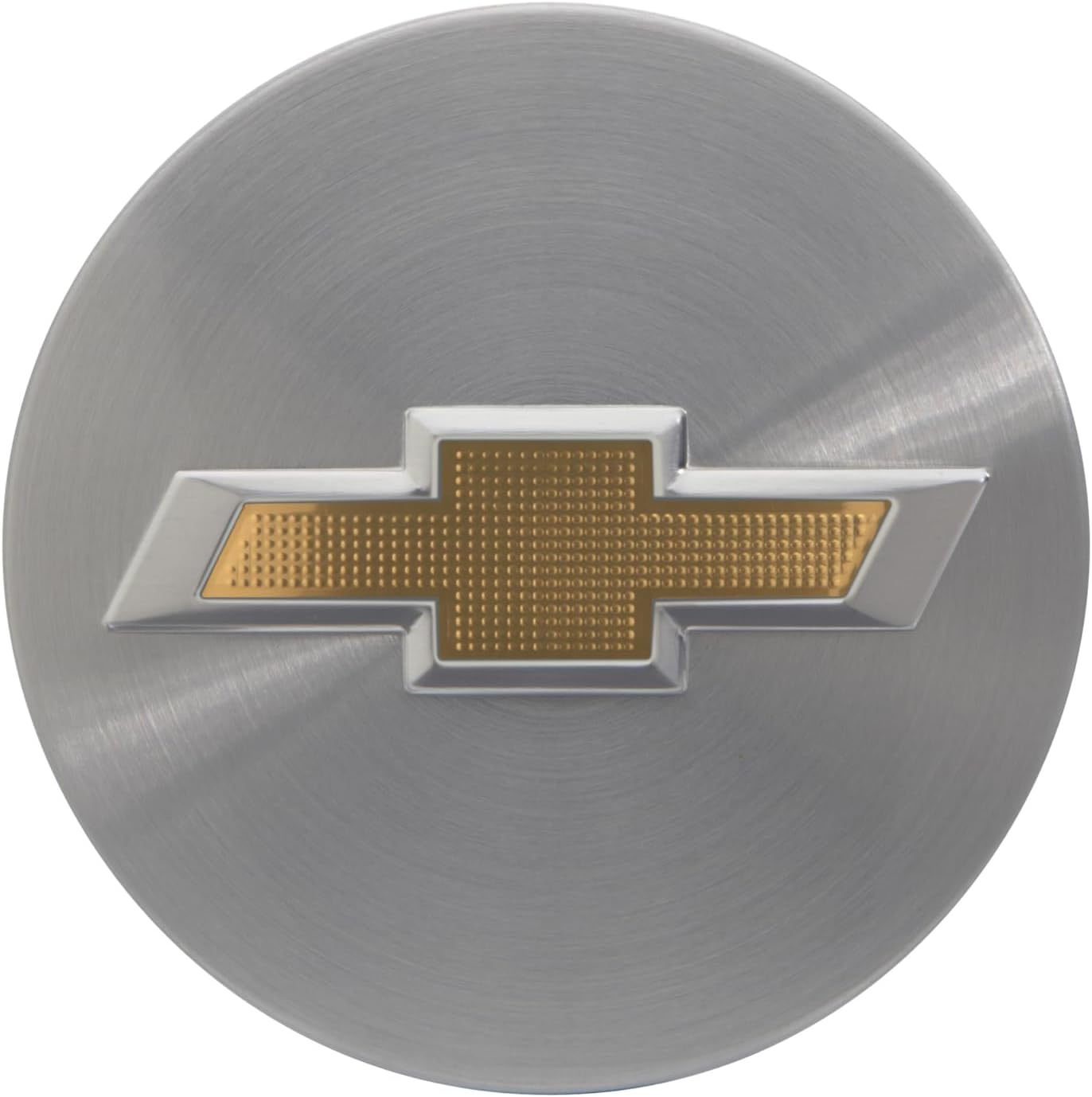 GM Accessories 19303234 Center Cap in Brushed Aluminum with Bowtie Logo