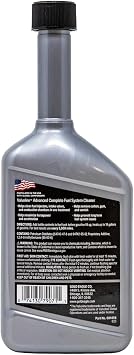 Valvoline Advanced Complete Fuel System Cleaner, 12 oz | Cleans fuel systems while helping improve performance and fuel economy.