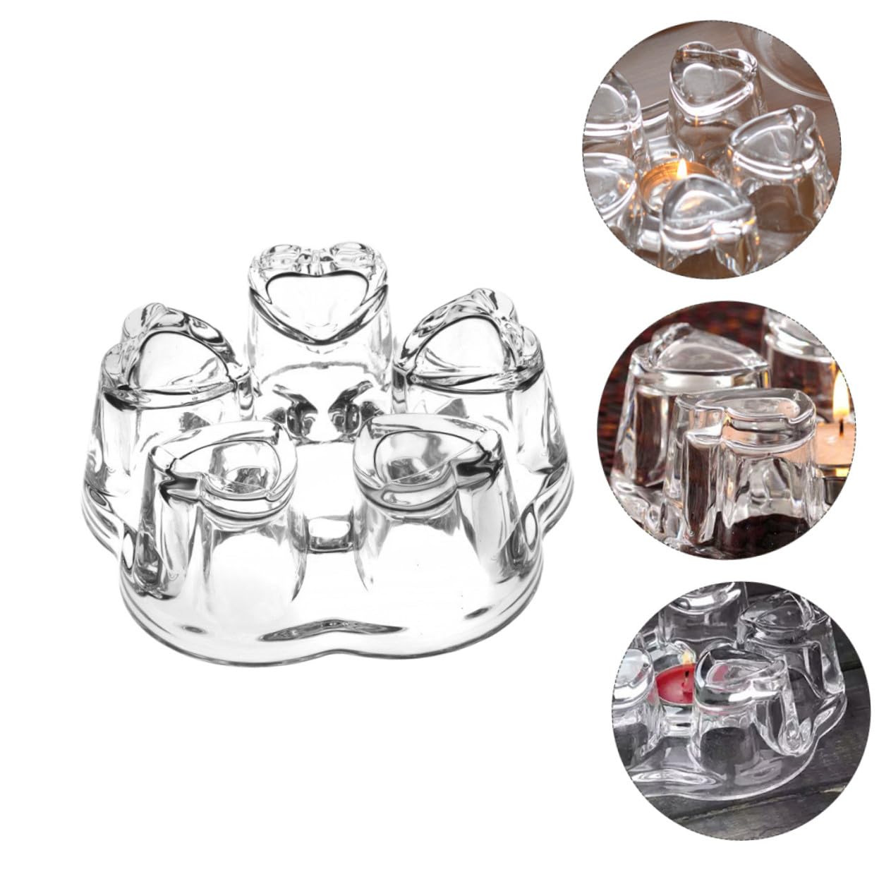 2 Stück Glas Teekannen Stövchen Hochborosilikat Teewärmer Milchwärmer Ohne Kerze Für Zuhause Büro Warmhaltefunktion Belüftete Basis Praktisch Elegant