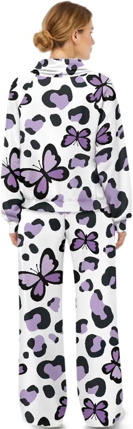 Women Track Suits 2 Piece Set Plus Size Womens Jogger Set with Pockets