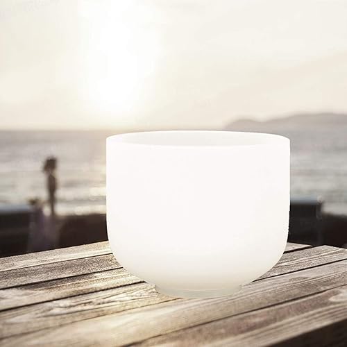 Miniatura 49 de SOLSHINE Juego de 7 cuencos de cristal de 6 a 12 pulgadas para curación de sonido con 2 fundas de carring gratis, mazo de cristal y reparador de 7