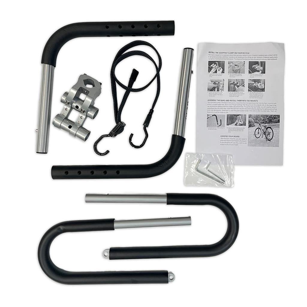 Rack Soporte Bicicleta para Tablas de Surf hasta 8'0