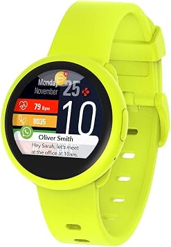 Amazon.com: Reloj inteligente MyKronoz ZeRound3 Lite con monitoreo de  frecuencia cardíaca, seguimiento de actividad y notificaciones  inteligentes, IP67, diseño suizo, iOS y Android, color amarillo :  Electrónica