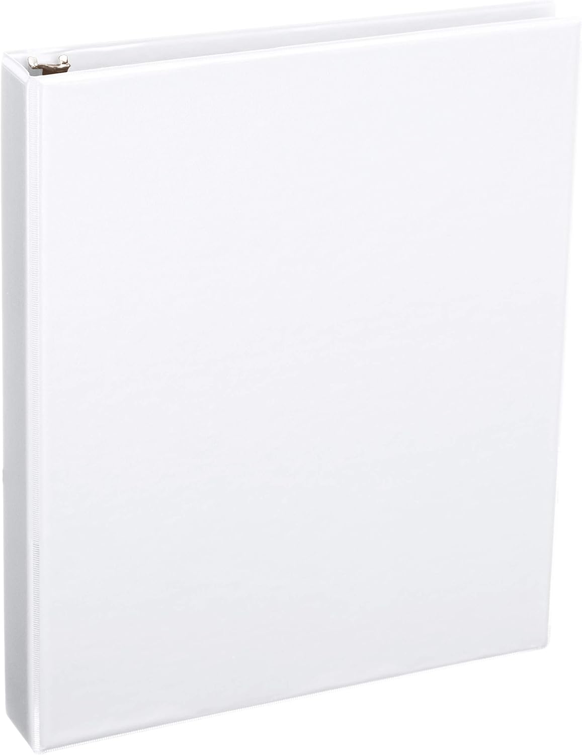  Basics 1 Inch, 3 Ring Binder, Round Ring, Customizable View Binder, White, 4-Pack : Office Products