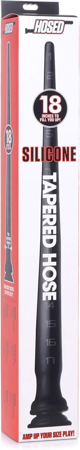Silicone Tapered Anal Hose - 18 Inch