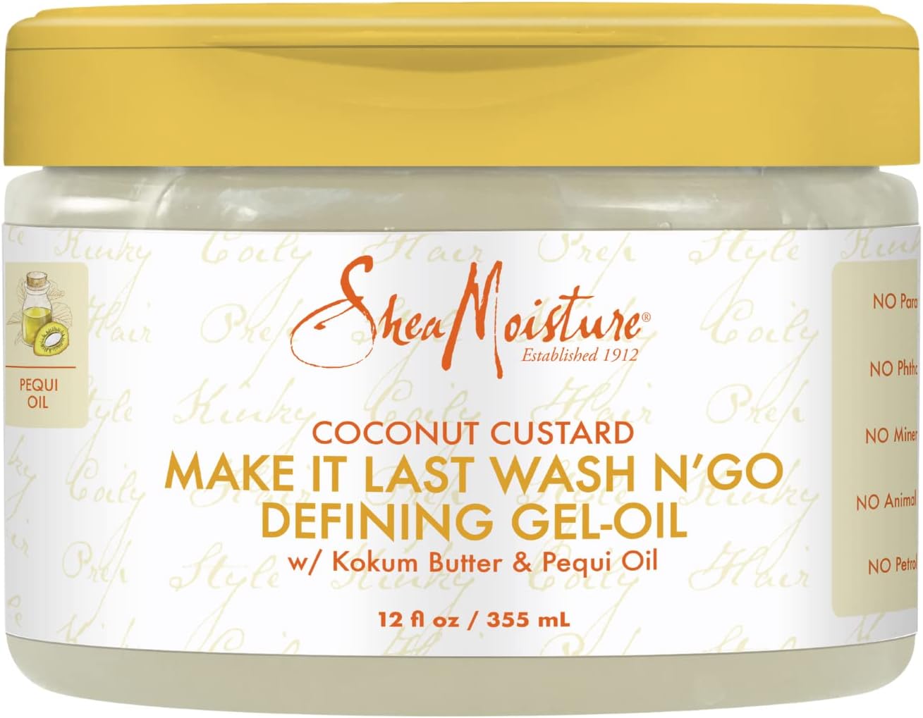 Coconut Custard Make It Last Wash N Go Defining Gel Oil For Unisex 2.2 oz Gel