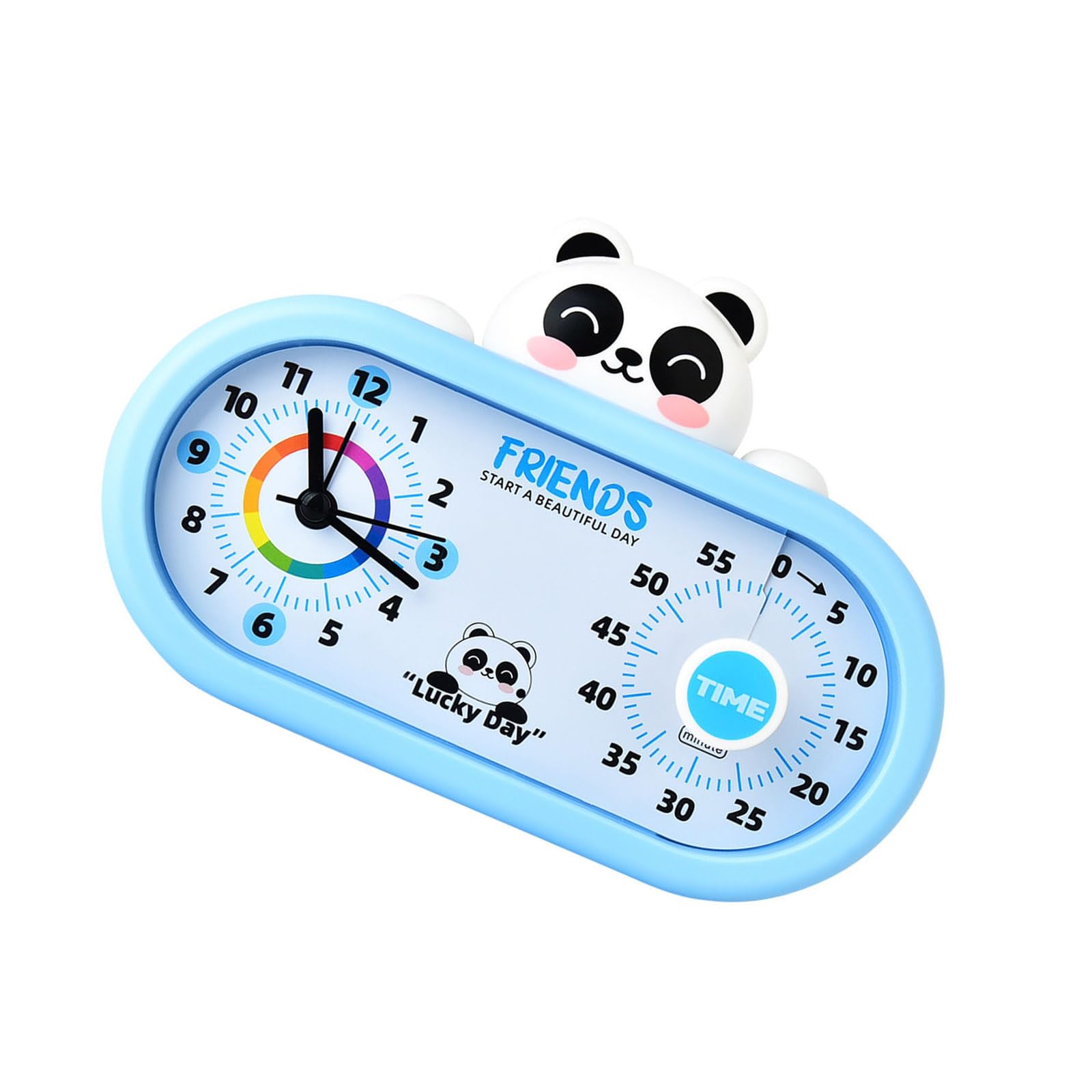 Oxxggkao Rechargeable Double Screen Display Visual Timer with Alarm Clock Precises Countdowns for Cooking Baking and Study Multifunctional Clock