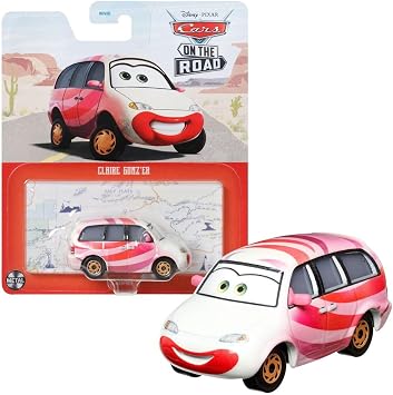 Mattel Vehicles Racing Style Disney Cars Die Cast 155 Car, Type Claire Gunz'er