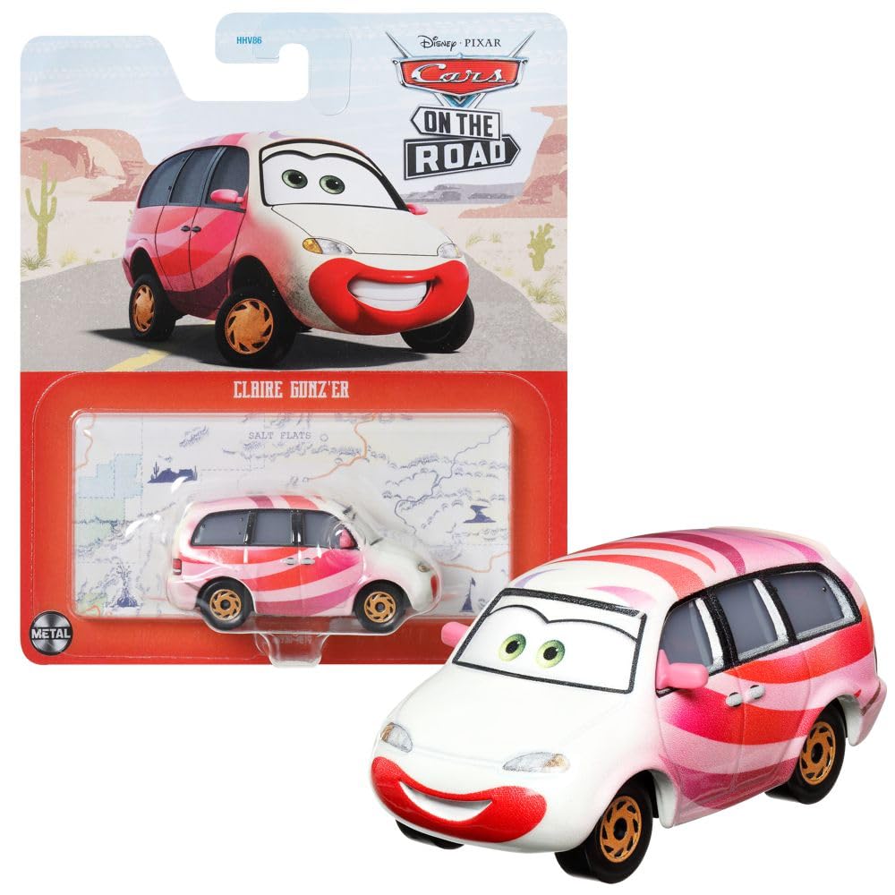 Mattel Vehicles Racing Style Disney Cars Die Cast 1:55 Car, Type: Claire Gunz'er โ image 1