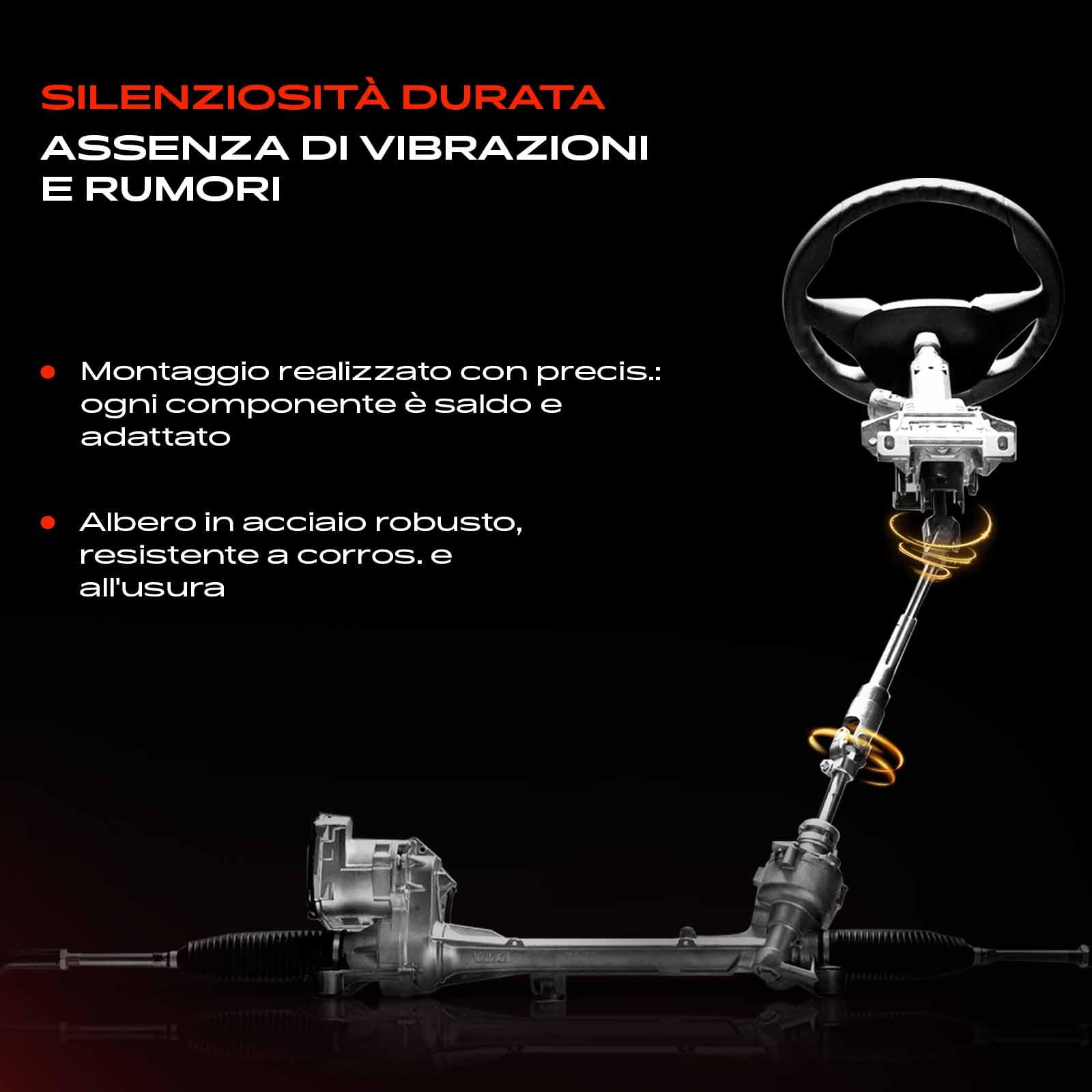 Frankberg Piantone dello sterzo Albero dello sterzo Compatibile con Q5 8RB Q5 Van 8RB Replace# 8RD419753