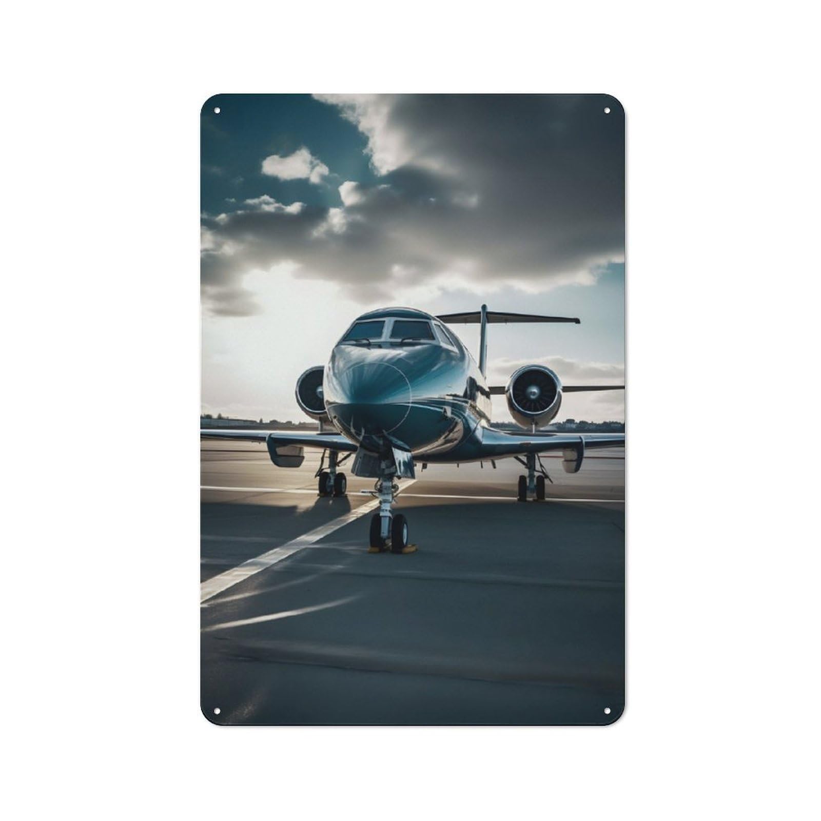 Junmoney Private Jet Life Rustic Metal Sign 30X20cm For Kitchen Or Home Bar, Gift For Kitchen Decor Lovers During The Christmas Season