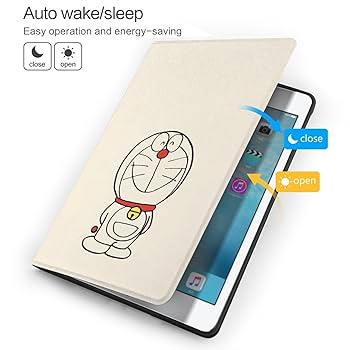Amazon.co.jp: 保護ケースカバーためipad ドラえもん 調整可能な
