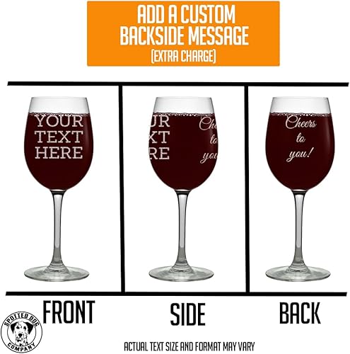 Miniatura 6 de Copa de vino personalizada con tallo para el Día de la Madre, copa de vino grabada de 16 onzas, regalos personalizados para mamá para mujeres,