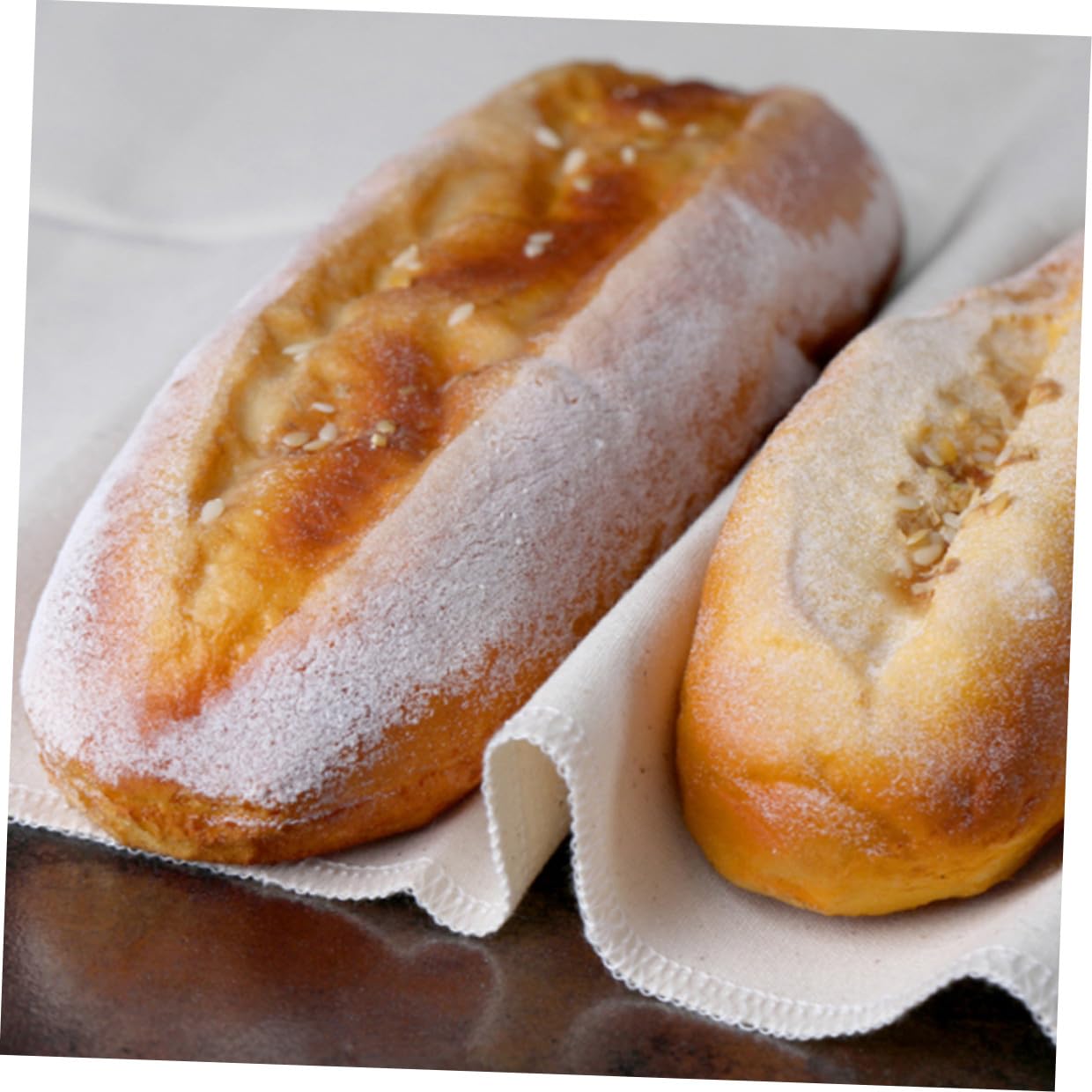 ULTECHNOVO Brotfermentiertes Tuch aus Baumwolle zum Backen 150x60cm Große Größe Beige Backzubehör Leicht zu Verwenden für Teig und Gebäck