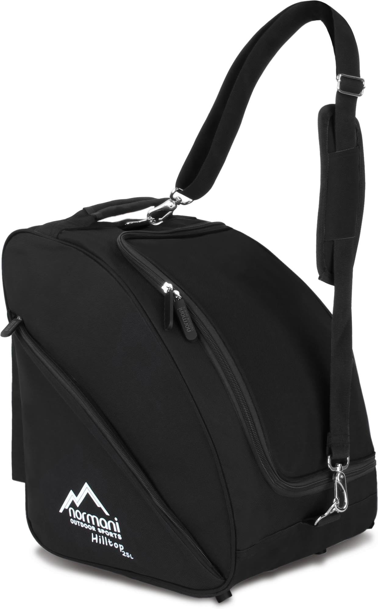 normani Skischuhtasche - Tasche für Skistiefel, 3 Equipmentseitentaschen und mit integriertem Adressfeld und gepolstertem Schultergurt