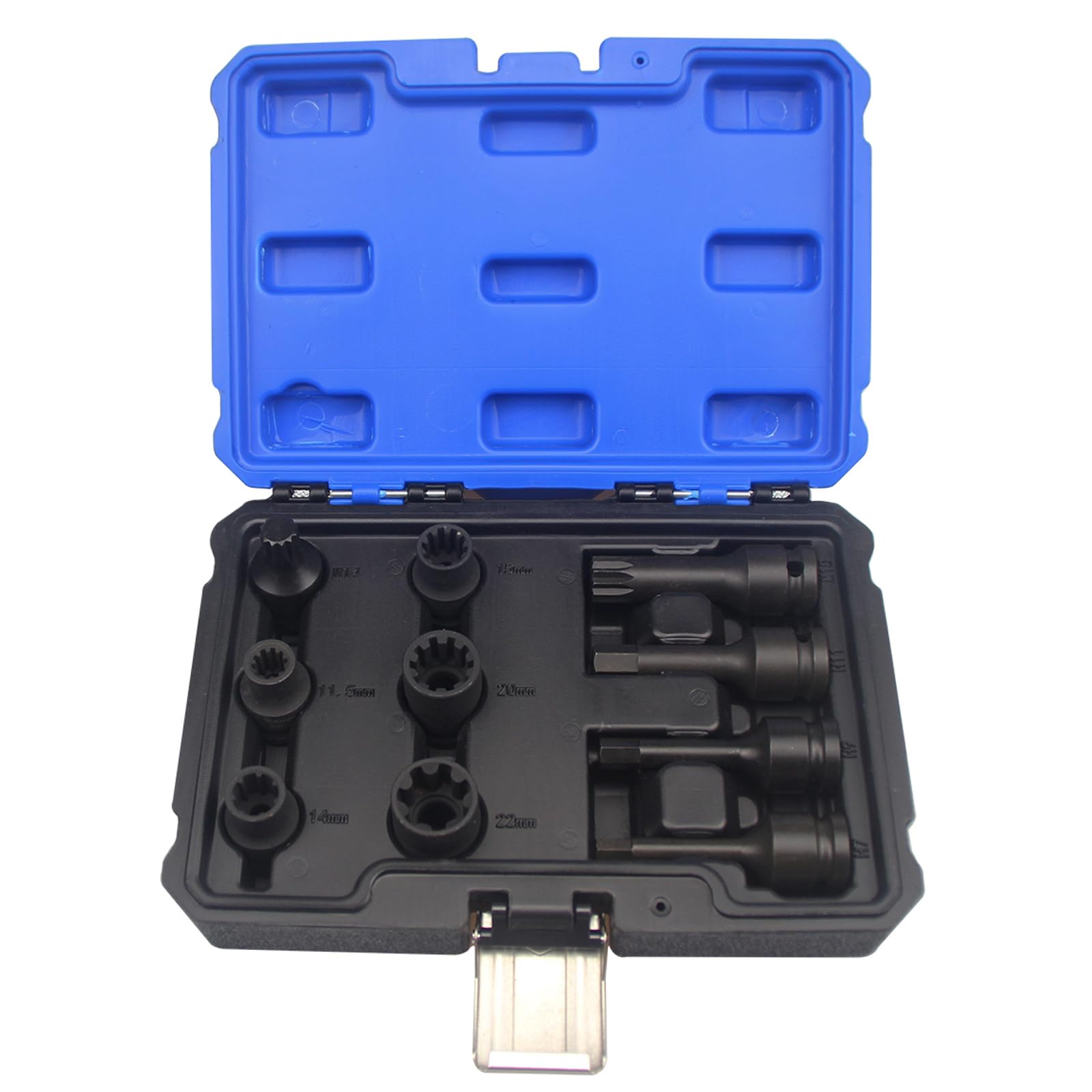 UTMALL 10PCS Brake Caliper Socket Set Kit 11.5mm 20mm 22mm H7 H9 For Audi VW BMW BENZ Porsche