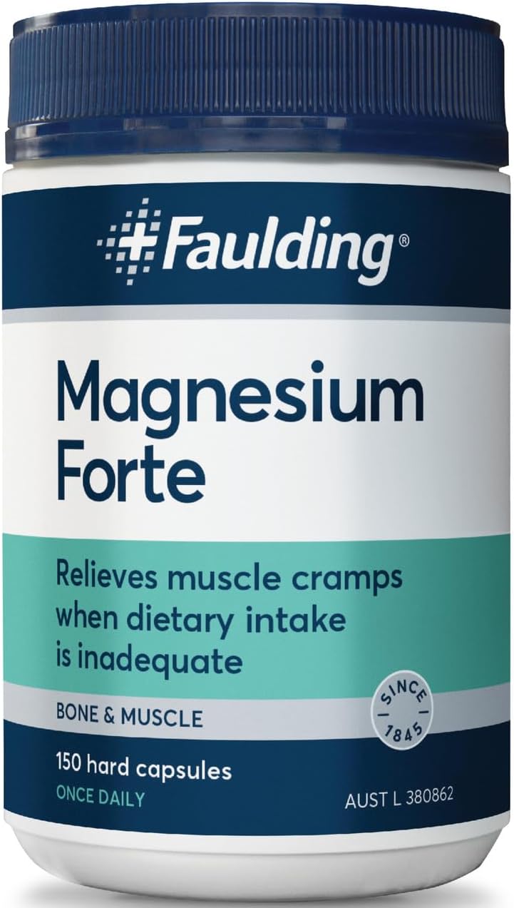 Faulding Faulding Magnesium Forte 150 Capsules : Amazon.com.au: Health ...