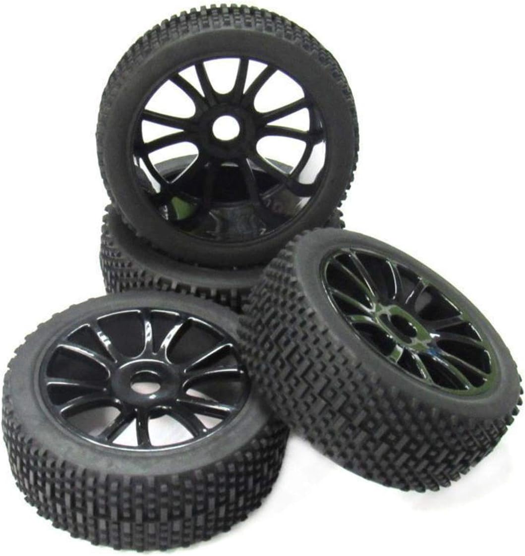 17mm Hub Wheel Rim & Tires Tyre for 1/8 Off-Road RC Car Buggy XRAY LOSI HSP