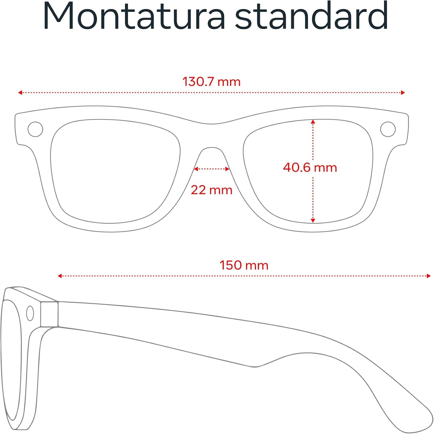 Ray-Ban Meta (Gen 2) Wayfarer Occhiali AI per Uomo, Donna — Fotocamera 12 MP, Video 3K Ultra HD, Open-Ear Audio, Meta AI — 2X Durata della Batteria — Montatura Nera Opaca, Lente Transitions Grey