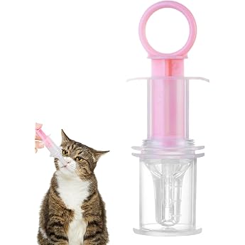 Pack of 2 Feeding Syringe for Dogs Reusable Soft Tip Bottle and Syringes for Small Cats and Dogs