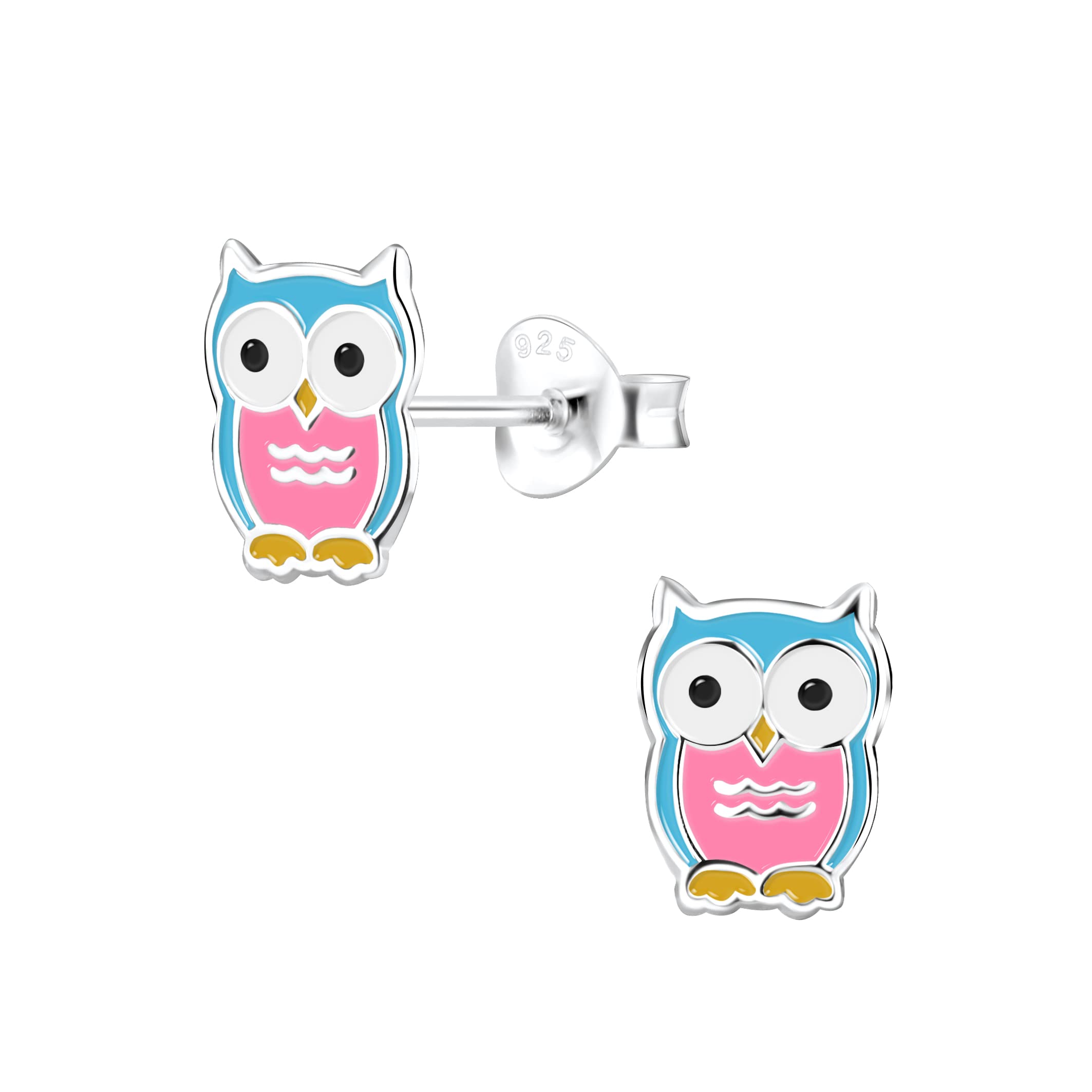Aww So Cute 925 Sterling Silver Hypoallergenic Owl Stud Earrings for Babies, Kids & Girls | Diwali Gift/Birthday Gift | Comes in a Gift Box | 925 Stamped with Certificate of Authenticity | ER1630 (B07V8JJXHL) Amazon Price History, Amazon Price Tracker