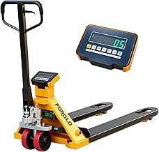 Pallet Jack Scale 6600 lbs Capacity 48x27 Forks Lb Kg Switchable LCD Display