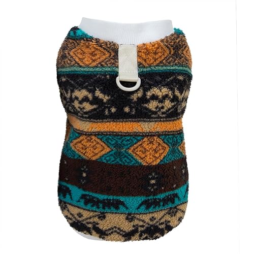 Izefia Ropa de Suéter para Perros Coral Fleece Invierno Sudadera Cálida Pijamas Suaves Chaleco Clásico…