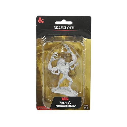 WizKids D&D Nolzur's Marvelous Miniatures: Draegloth Dungeons and Dragons Miniaturas sin pintar