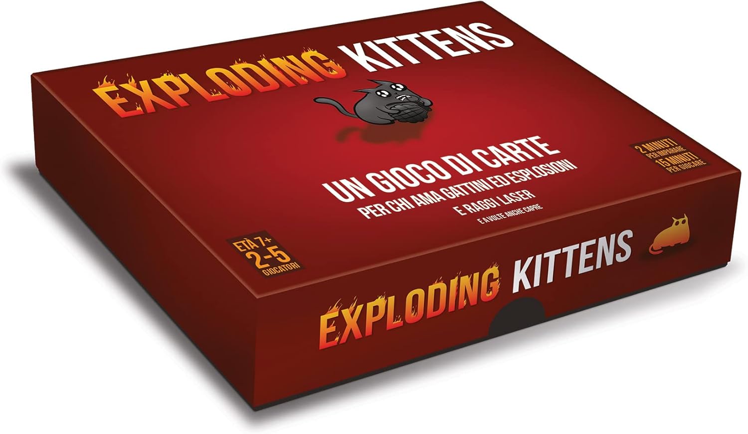 Asmodee - Exploding Kittens - Card Game, Party Game, 2-5 Players, 7+ Years, Edition in Italian