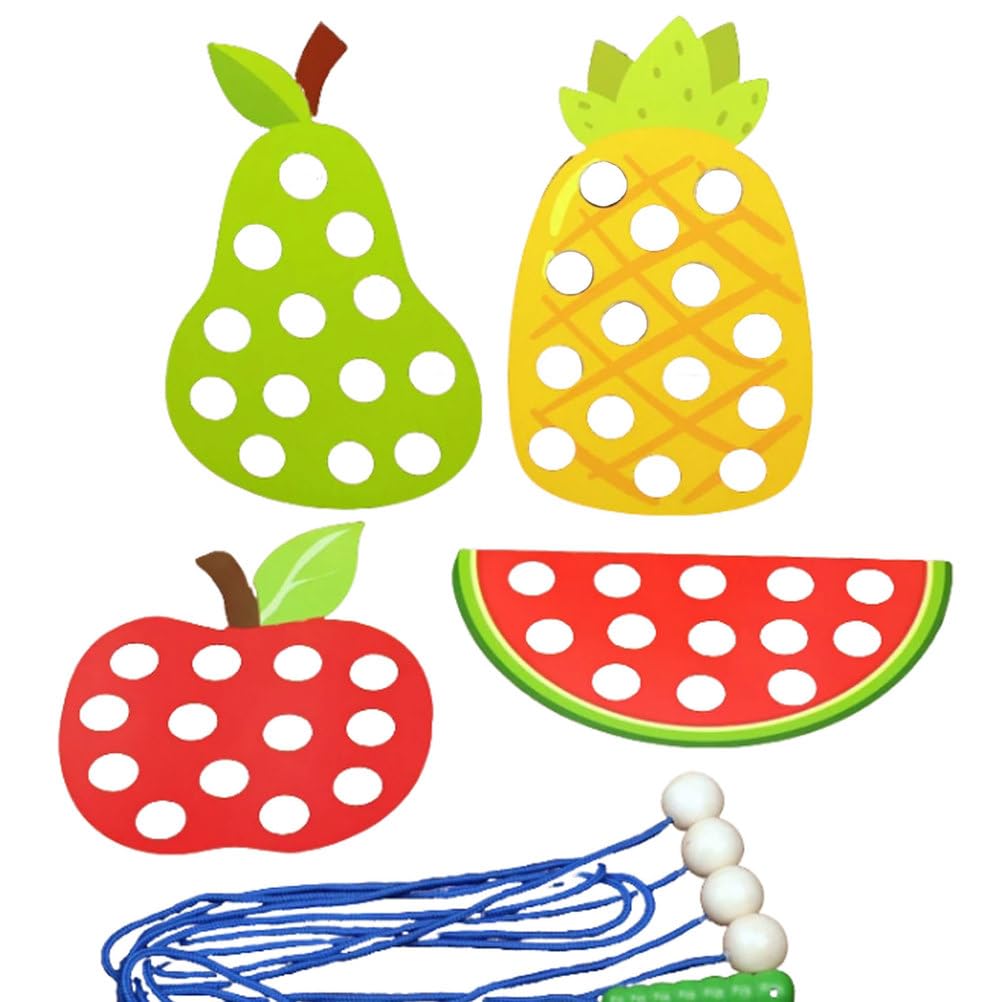 Giocattolo Montessori Intreccio con Frutta Mangiare