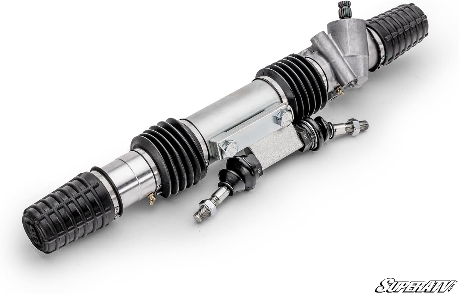 SuperATV RackBoss 2.0 Rack and Pinion Compatible with Can-Am Maverick X3 | Steel Swaged Tube | 72 Inch Wide