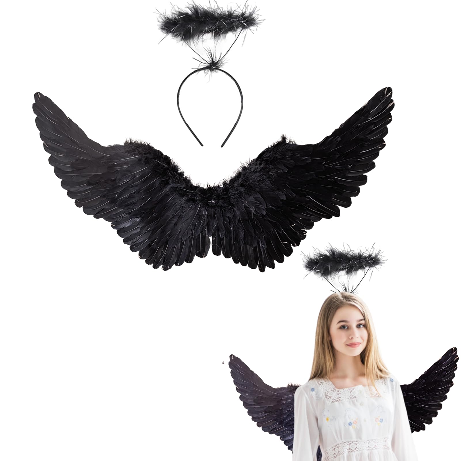 Jurk Vlinders Little Angel Wings Costume For Girl, White Angel, Little  Fairy, Carnival Fairy Costume Cosplay Wings, image size:1601x1601