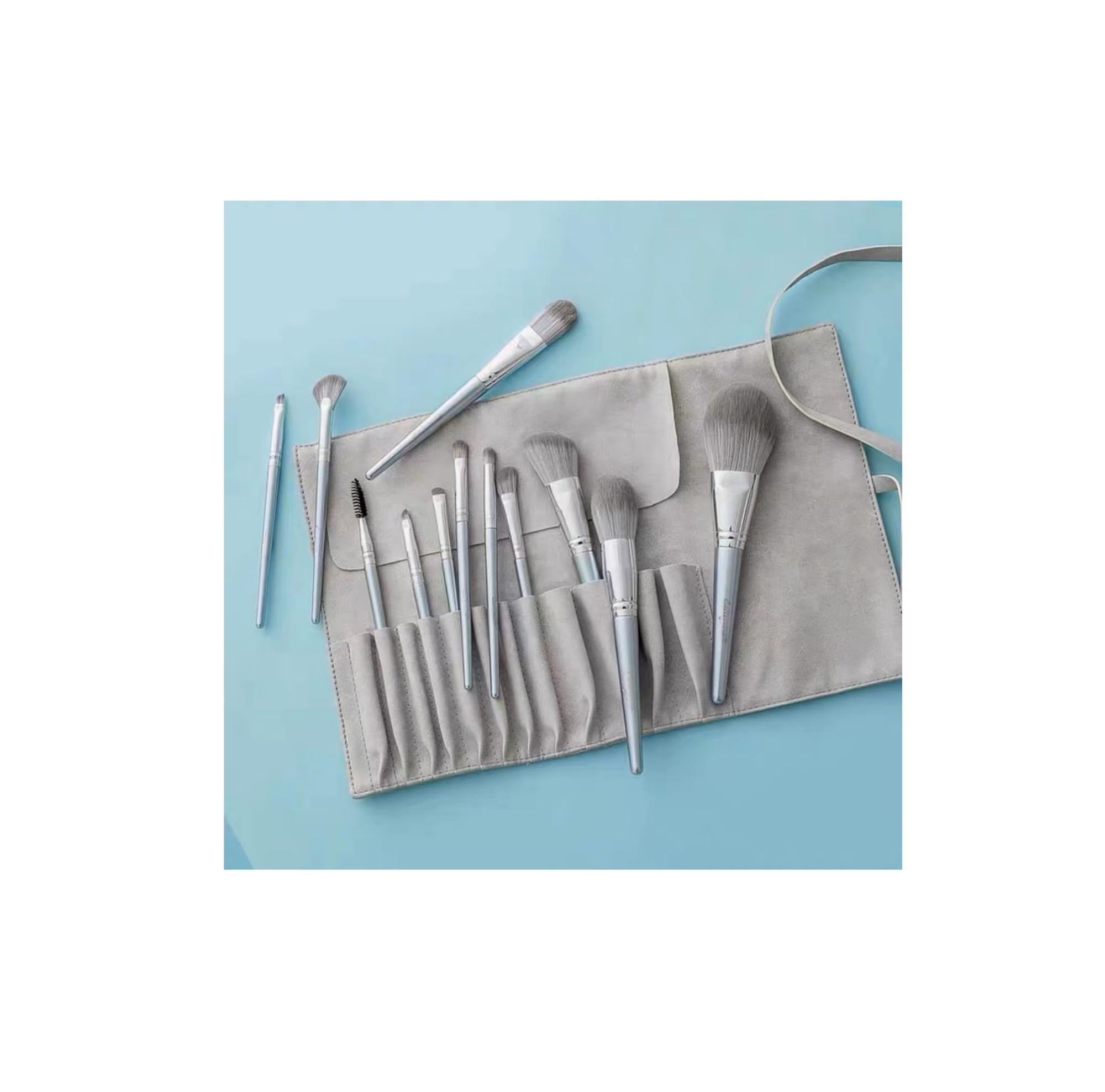 Set di Pennelli per Il Trucco Set di 10 Pezzi per Il Trucco per Principianti Pennello per Il Trucco in Fibra di Alta qualità Strumento per Il Trucco Quotidiano Super Morb,